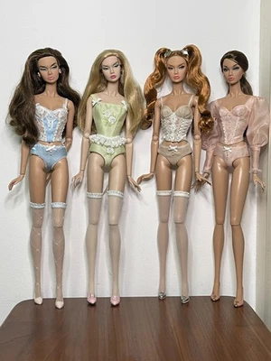 VJVBVJ Miniature Doll Dress fit 1/6 Scale Fashion Royalty Poppy Parker Handmade Clothes