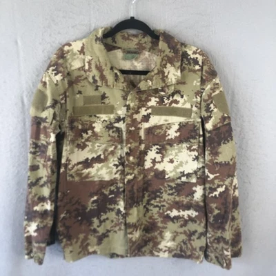 Camisa OSBR Para Hombres Grande 42 Camuflaje Utilidad Chaqueta Militar Camuflaje Italiano Retro Foto 1 de 4