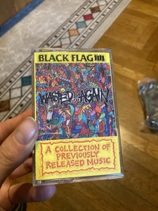 Black Flag - Wasted Again Cassette Tape Punk Rock Henry Rollins - Picture 1 of 5