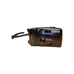 Panorama Wide Pic 35mm Film Point and Shoot Panoramic Camera Black Working - Picture 1 of 5