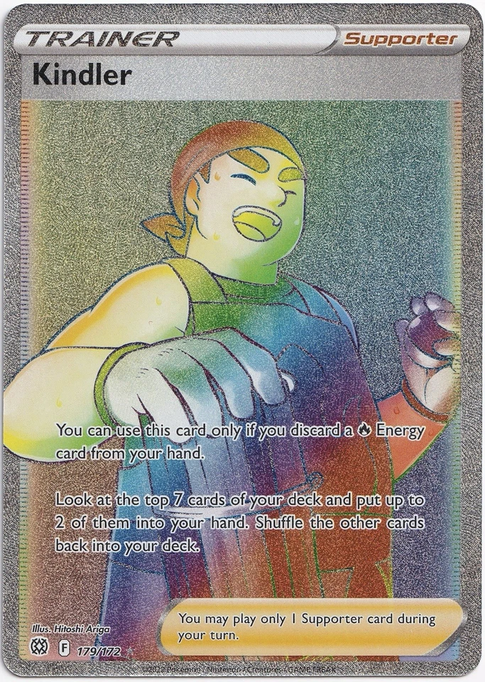 Pokémon Kindler Rainbow Secret Rare Brilliant Stars 179/172 NM EN - Bild 1 von 1