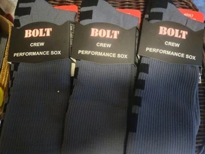 Calcetines Pearson Crew Performance Crew transpirables compresión soporte para arco  - Imagen 1 de 3