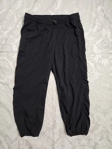Athleta Girl XL/14 Capri Pants Black Nylon - Picture 1 of 6