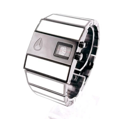 Reloj NIXON THE ROTOLOG Blanco/Plateado Acero Inoxidable Sin accesorios Foto 1 de 4
