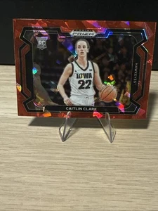 2024 Panini Prizm Caitlin Clark Rookie Red Cracked Ice Prizm RC - Bild 1 von 4