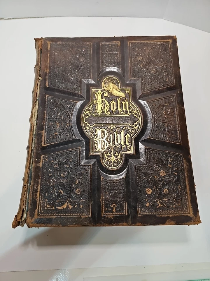 1876 Holy Bible Reference 1300 Illustration Goodspeed New York See Photos Foto 1 de 4