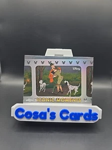PONGO & PERDITA MEET 2025 TOPPS CHROME DISNEY #IM-5 ICONIC MOMENTS - Picture 1 of 2