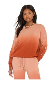 THE UPSIDE Ombre Alena Crew Sweatshirt in Orange Medium - Bild 1 von 12