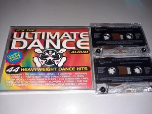 VARIOUS ARTISTS - THE ULTIMATE DANCE ALBUM - DOUBLE CASSETTE TAPE ALBUM 1994 90S - Picture 1 of 1
