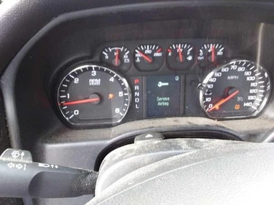 Used Speedometer Gauge fits: 2017 Chevrolet Silverado 1500 pickup cluster MPH US Foto 1 de 4