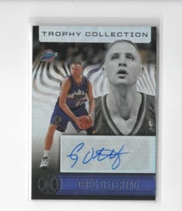 2020-21 Panini Illusions Trophy Collection Greg Ostertag Autograph Card #tc-GRO - Picture 1 of 1