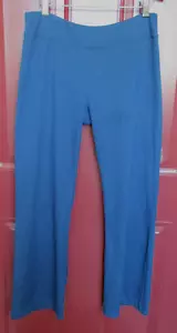 Pantalones de Entrenamiento Prana Yoga GRANDES Algodón Spandex Azul Teal Logo Espalda Usados en Excelente Condición - Imagen 1 de 4
