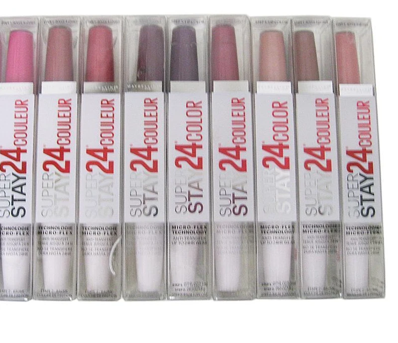 MAYBELLINE SUPERSTAY 24 LIPSTICK 2-STEP LIQUID LIPSTICK MAKEUP, You Choose - Image 1 of 1