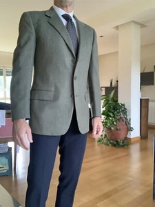giacca uomo invernale Burberry, Classica 3 Bottoni, Lana e Cashmere - Foto 1 di 12