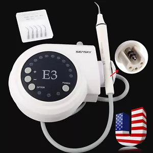 USA Dental Ultraschall Scaler E3 mit 5 * Spitzen & Handstück passend EMS SEASKY - Bild 1 von 12