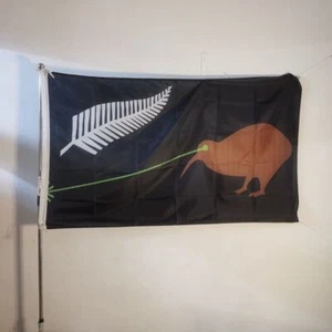 90x150cm Poliéster Nueva Zelanda Kiwi Bandera Bandera Interior Exterior Decoración - Imagen 1 de 6