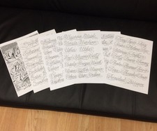 Tattoo Flash Set Over 400 Names