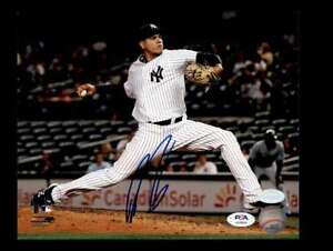 Dellin  Betances PSA DNA Coa Signed 8x10 Photo Yankees Autograph