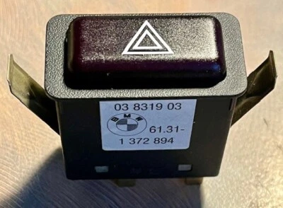 OE-BMW Hazard Switch for 524td, 528e, 533i, 535i, 535is, M5 61 31 1 372 893 Foto 1 de 4