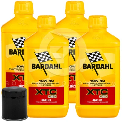 KIT TAGLIANDO OLIO BARDAHL XTC C60 10w40 FILTRO HONDA CBR 1000 RR 2005