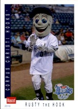 2019 Corpus Christi Hooks Grandstand #34 Rusty the Hook MASCOT NM Baseball Card