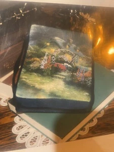 VTG NOS Thomas Kinkade XL Bible Cover Lamplight Bridge 50987 Cross Stitch Kit - Picture 1 of 7