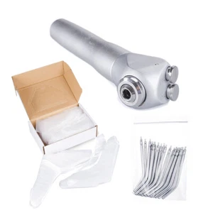 Dental 3-Way Air Water Syringe Handpiece Metal Spray Nozzles Tips & Tube & Cover - Picture 1 of 10