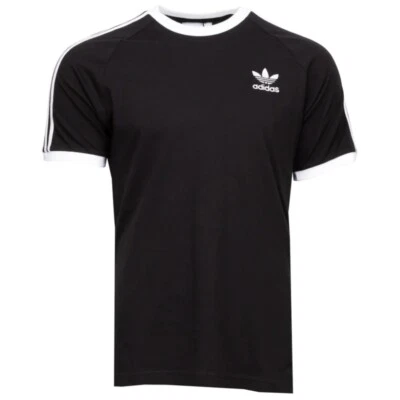 Adidas Men's Original Short Sleeve 3 Stripe Essential California T-Shirt - Image 1 of 4