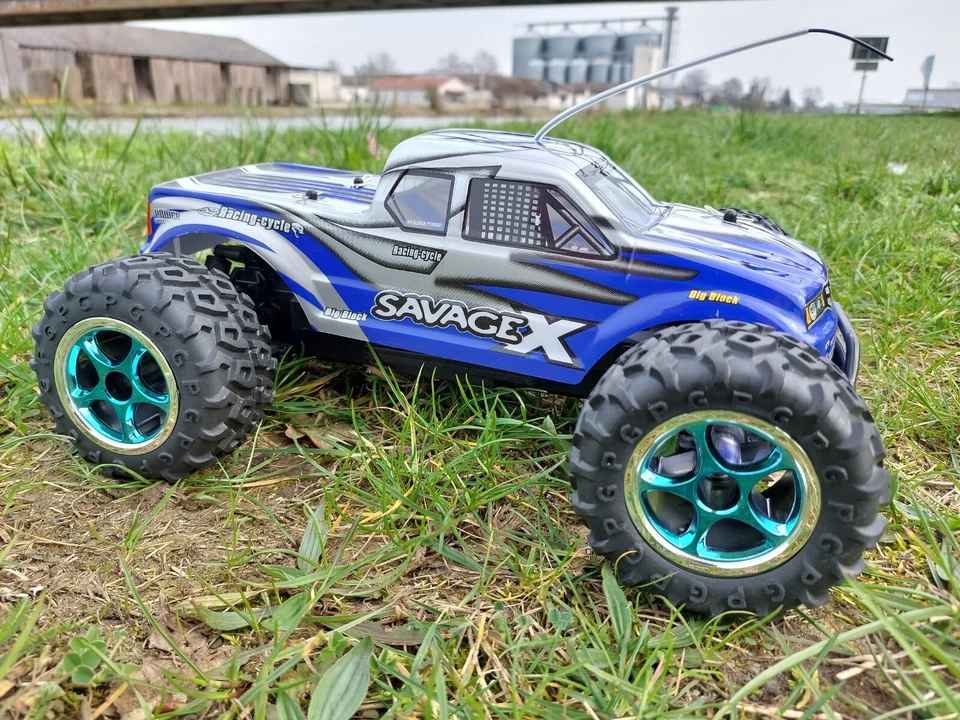 RC Auto S-Track ferngesteuerter Monstertruck 4WD 1:12 RTR schnell RC-Car - Bild 1 von 4