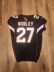 Daryl Worthy 2021 Arizona Cardinals West Virginia Game Issued Used Jersey  - Picture 1 of 14