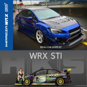 Aurora 1:64 Metal Model Car Subaru WRX STI Sport Simulation Vehicle Collection - Picture 1 of 13