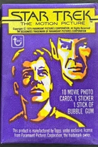 Star Trek the Motion Picture Topps Wax Pack 1979 - Imagen 1 de 2