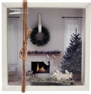 Geldgeschenk Verpackung Katze Weihnachten XMAS Gutschein Kamin Geburtstag - Bild 1 von 4