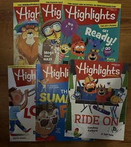 Highlights Book Children Homeschool Teacher Reading Set 6 2022/2020 - Imagen 1 de 2