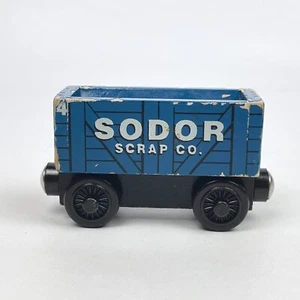 Vintage 2000 Thomas Holzbahn SODOR SCHROTTWAGEN #4 SODOR SCHROTT CO Kastenwagen - Bild 1 von 10