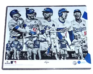 LAUREN TAYLOR "EIGHT" DODGERS 2024 WORLD SERIES CHAMPIONS LIMITED 11"X14" PRINT - Picture 1 of 7