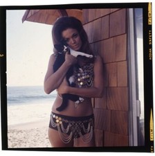 Jo Ann Pflug Sexy Funky Bikini Glamour Pin Up original 2.25 x 2.25 Transparency