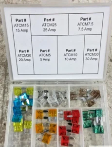 Mize ATCMF Kit Assortimento Fusibili Lama Miniatura 40pz Alta Qualità - Foto 1 di 5