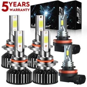 For Toyota Corolla 2009-2015 6X LED Headlight Bulbs High Low Beam Fog Light F2QC - Bild 1 von 17