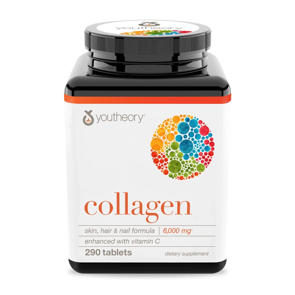 Youtheory AC.00303.US Collagen Advanced with Vitamin C - 290 Tablets
