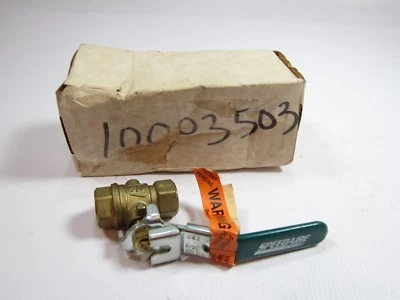 "Nueva válvula de bola de latón Speedaire 6Z576 125 PSI 1/4"" 6GD07" Foto 1 de 3