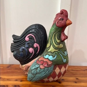 Jim Shore 2012 Outdoor Living Collection "Alexander" Rooster Statue - Picture 1 of 8