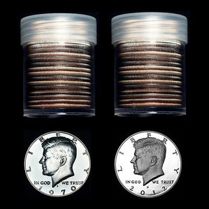 1970 dal 2014 S Kennedy mezzo dollaro nuovo di zecca - Foto 1 di 1