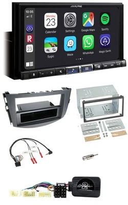 Alpine 2DIN DAB USB Lenkrad Bluetooth Autoradio für Toyota RAV 4 2006-2011 - Bild 1 von 4