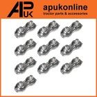 10x Metal Electric Fence Poly Wire Rope Cord Joiner connector Connection 3mm