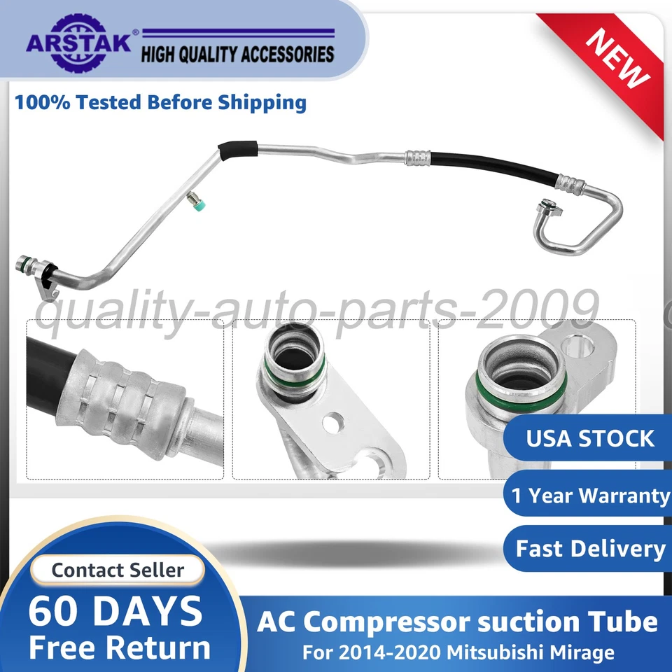 Manguera de succión de refrigerante compresor de aire acondicionado para Mitsubishi Mirage 2014-2020 7815A889 Foto 1 de 4