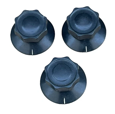 Vintage Unbranded Bakelite Round Control Knob (Lot of 3) - Image 1 of 4