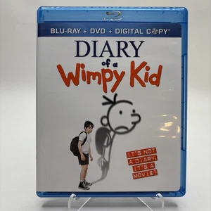 Diary of a Wimpy Kid (Blu-ray/DVD, 2010, 3-Disc Set) Movie Comedy Free Shipping - Picture 1 of 5