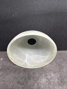Vintage lamp shade Marble swirl for part replacement chandelier /light cover - Picture 1 of 24
