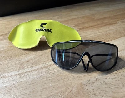 Carrera Vintage Sunglases Model 5430 with Original Pouch Made in Austria - Black - Image 1 of 4